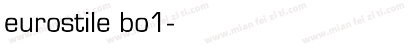 eurostile bo1字体转换